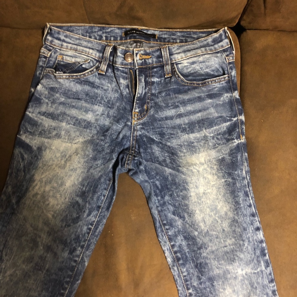 Flying monkey skinny jeans
